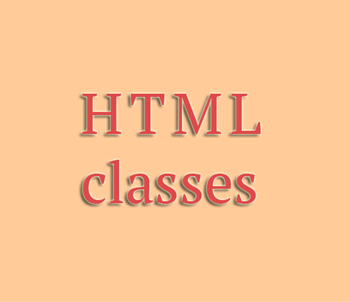 HTML-Classes
